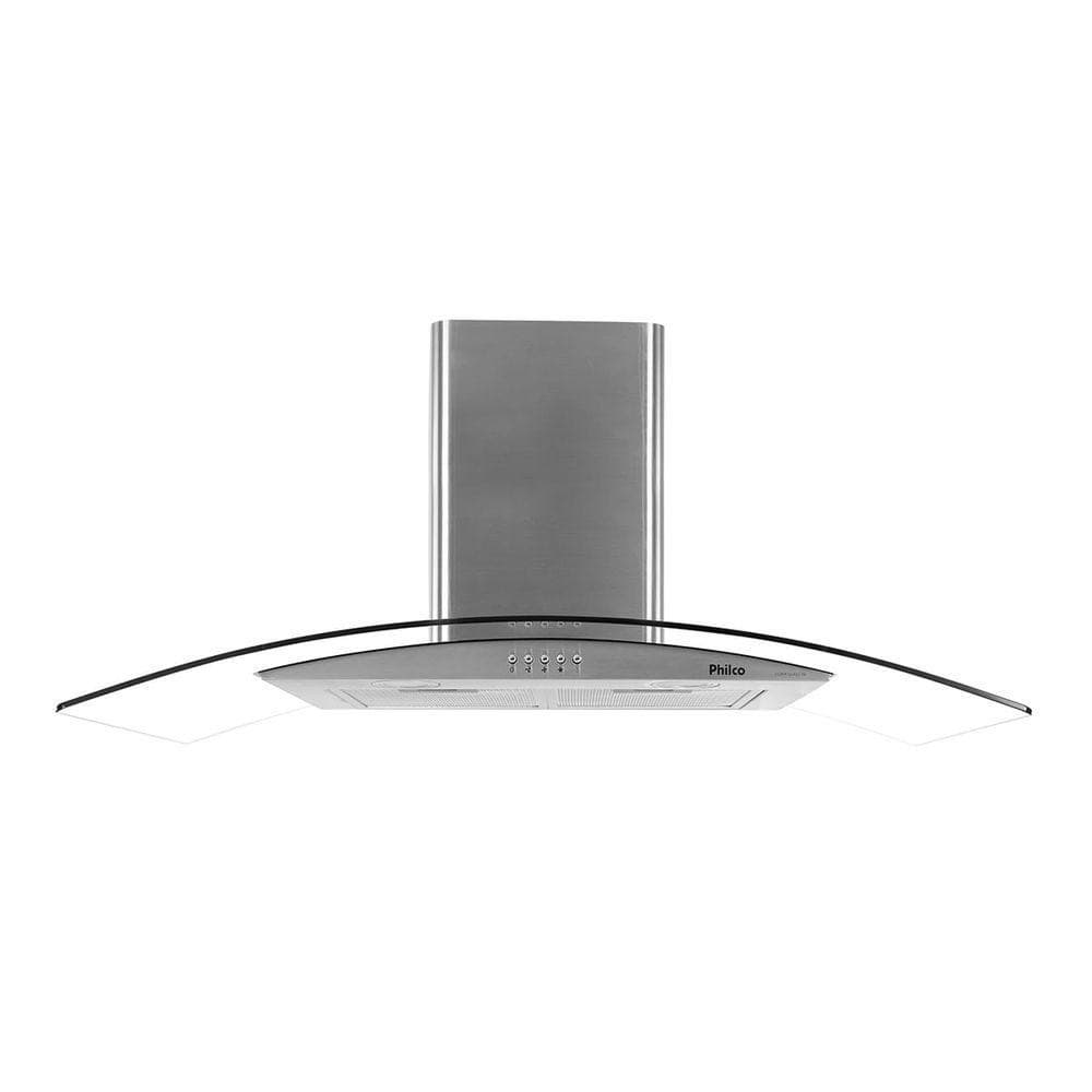 Coifa de Parede Philco Curva 90cm Inox Dupla Filtragem PCO90G 220V