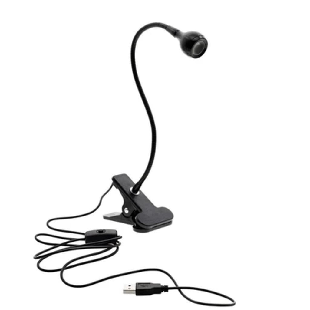 Mini Lâmpada Led USB De Mesa Com Clipe Flexível UV Para Unhas
