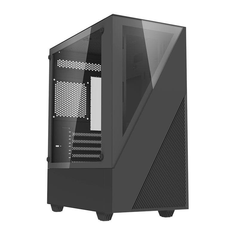 Gabinete Gamer Aigo Darkflash E330M, Mid-Tower, Lateral de Vidro, Preto, E330M-BK