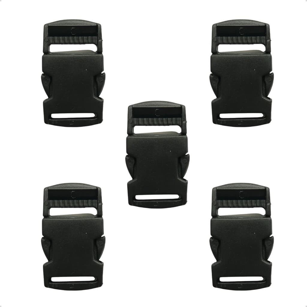 Fecho Para Alça Mochila 30mm Engate Rápido Kit 5 Unidades