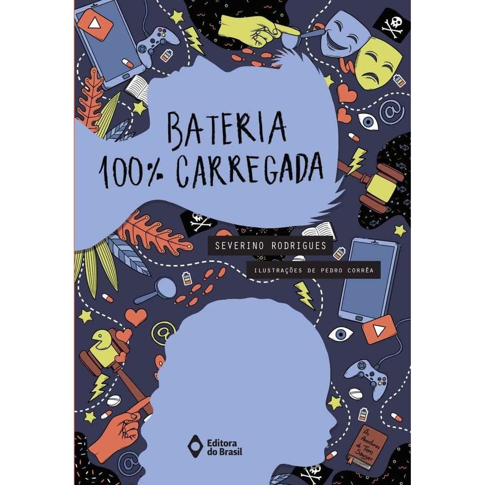 Bateria 100% carregada Livros Prn