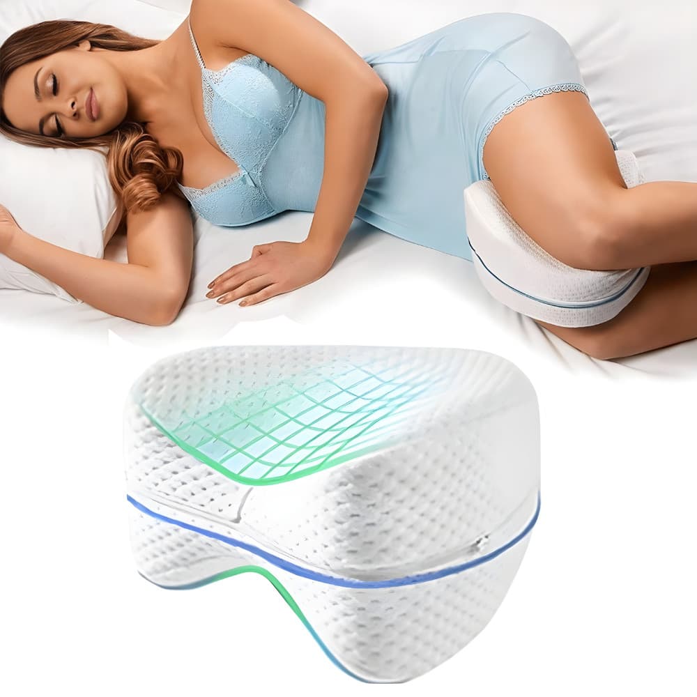 Travesseiro Para Pernas Ortopédico Almofada Cama corretor coluna cervical postura alivio