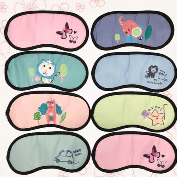 KIT 3/6/12 PCS Mascara De Olho Tampa Olho para Dormir de Olhos Vendados（Modelo aleatório)