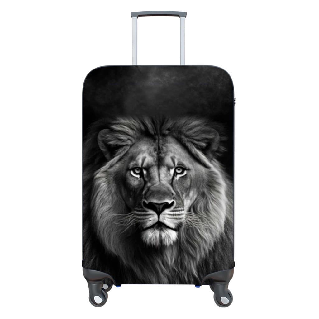 Capa para Mala de Viagem Estampada Malha Suplex Resistente Protetora Segura Bagagem Protegida