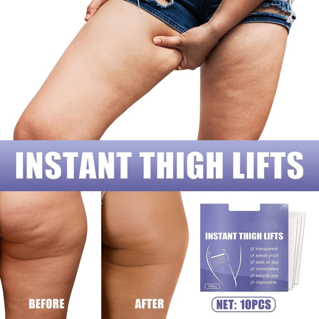 Fita Adesiva Transparente Para Atadura De Elevação Das Coxas Patch Pernas Ultra-Thin Anti-Chafing Shaping Leg Lifting Stickers landes2br