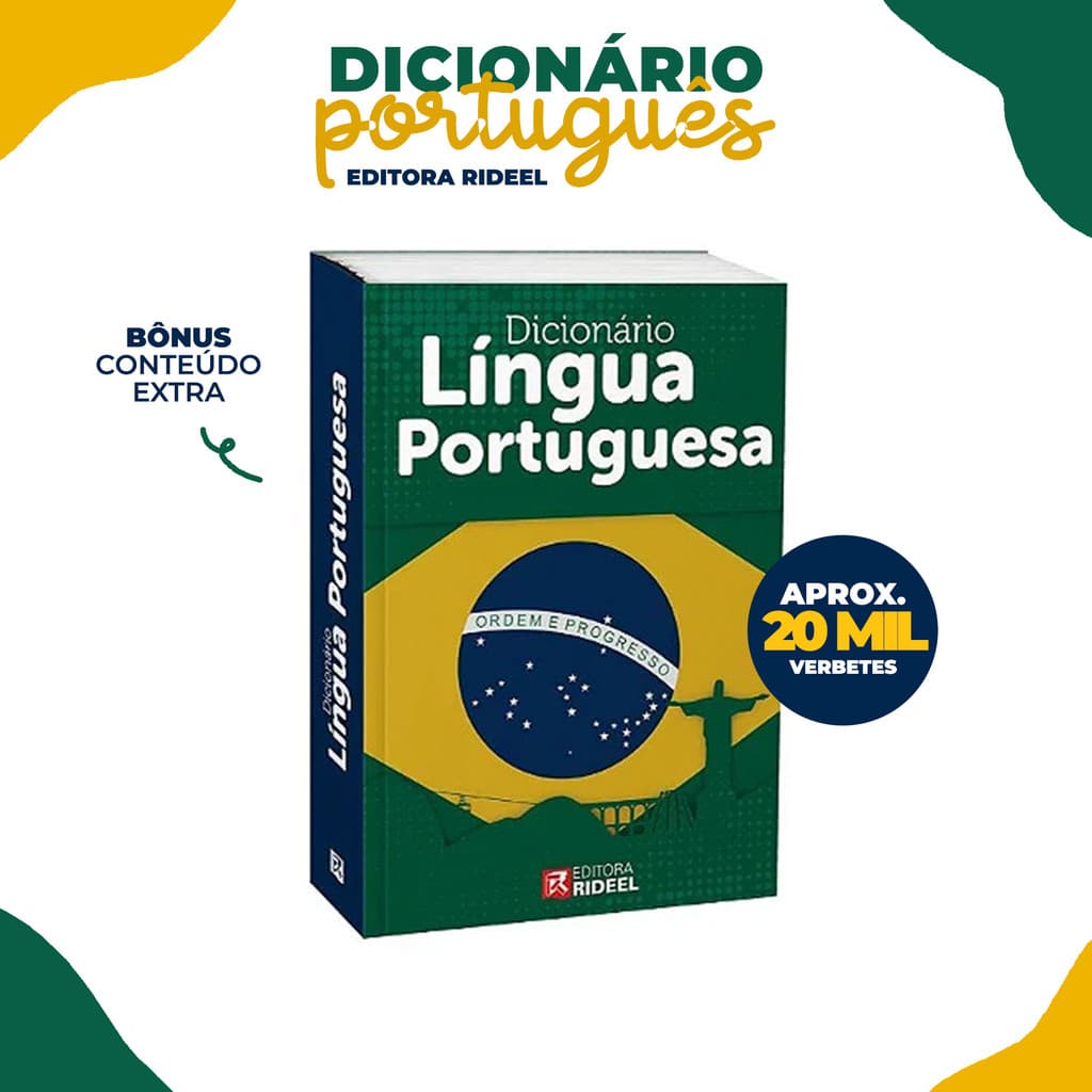 Mini Dicionário Língua Portuguesa Em Português Escolar