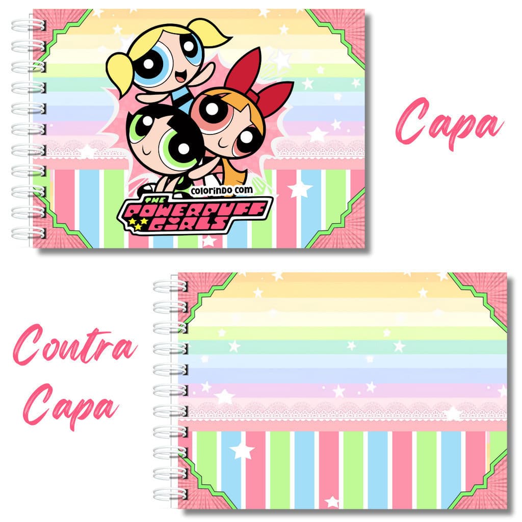 Livro De Colorir / Color Meninas Super Poderosas Capa Dura 14x21 50 DESENHOS