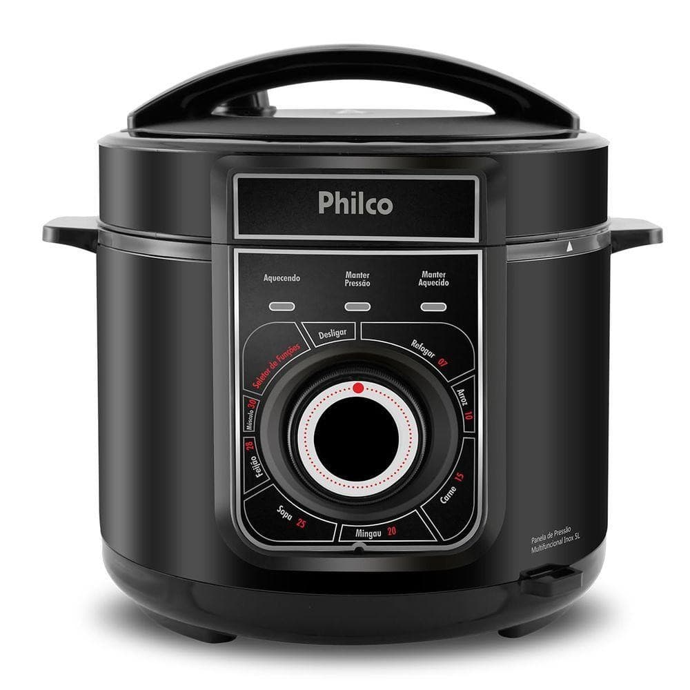 Panela De Pressão Philco PPP02PI Inox Multifuncional 5L 220V