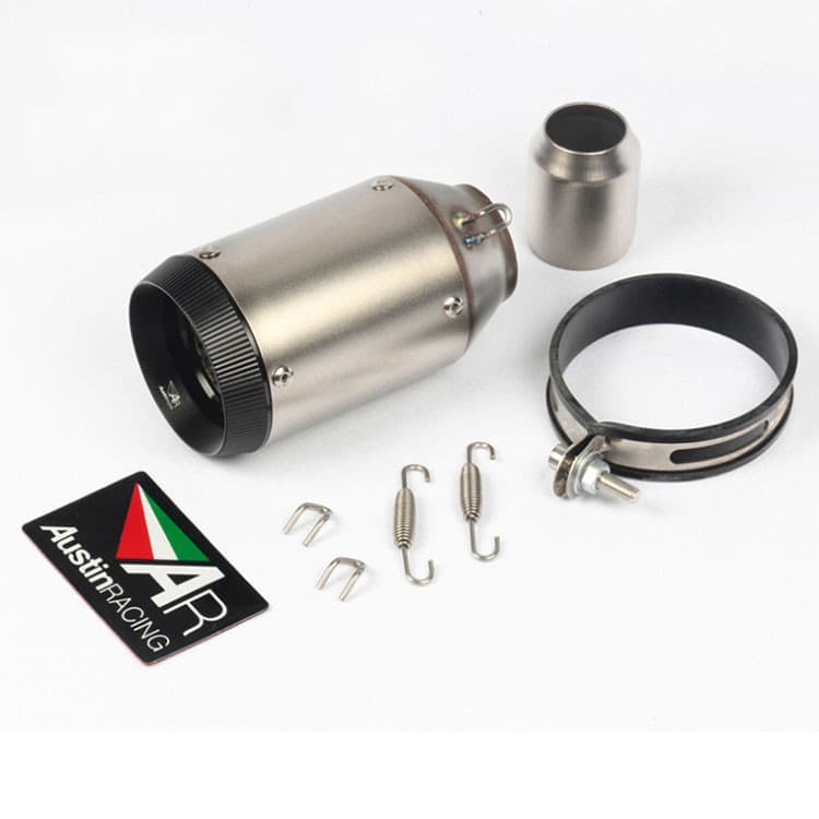 51/60MM Ponta De Escape Universal Para Motocicleta Silenciador De Tubo Deslizante Ekzos