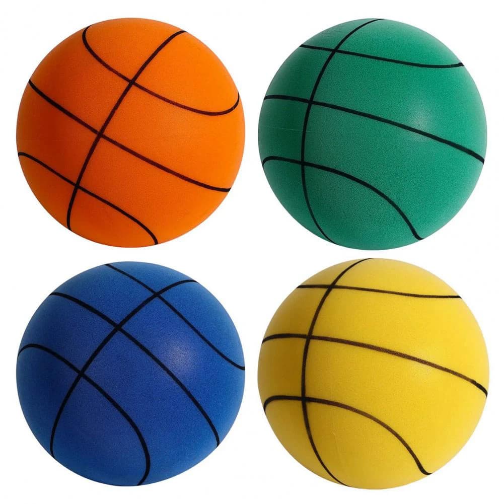 Bola De Basquete Silenciosa 26cm Treino Interno nº7 Cheia