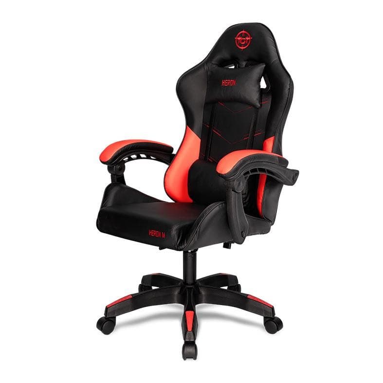 Cadeira Gamer TGT Heron M, Preto e Vermelho, TGT-HRM-RD02