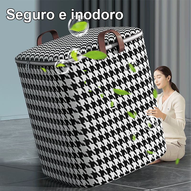 100L/140L/180L Caixa de armazenamento espessada de grande capacidade adequada Para Comforters Cobertores Roupas