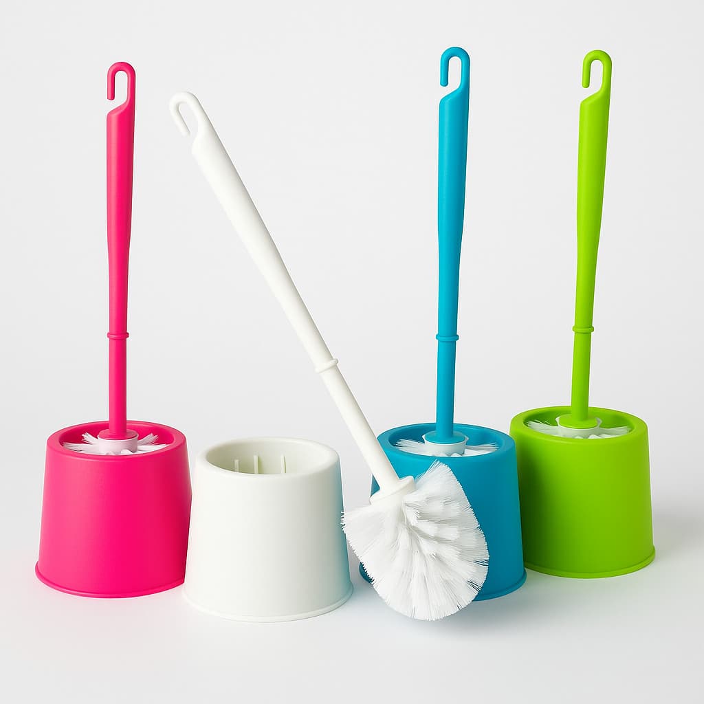 Escova Para Vaso Sanitária Com Suporte Várias Cores