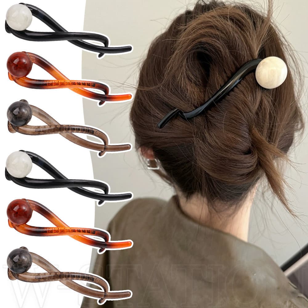 Grampo De Pérola Vintage-Tubarão De Cabeça Feminino-Doce Elegante De Moda De Alta Qualidade Cabelo Torcido Simples Para Festa De Casamento Diária-Acessórios De Popular