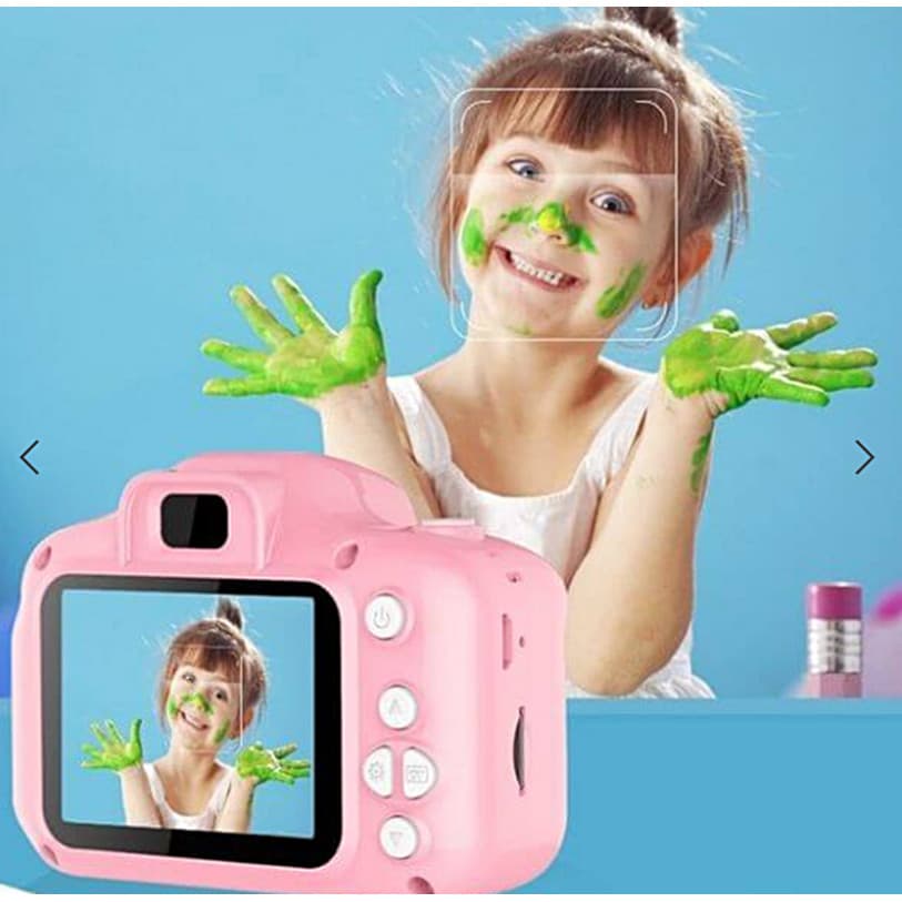 Câmera Infantil Mini Efeitos Fotos Voz Recarregável Com Capa Foto Filma