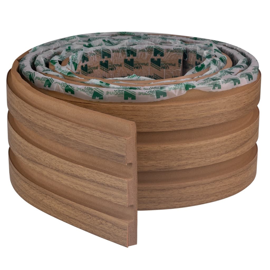 PAINE RIPADO MADETO NOGUEIRA NATURAL EVA LAMINADO AUTOCOLANTE 10CM X  2,5Mt