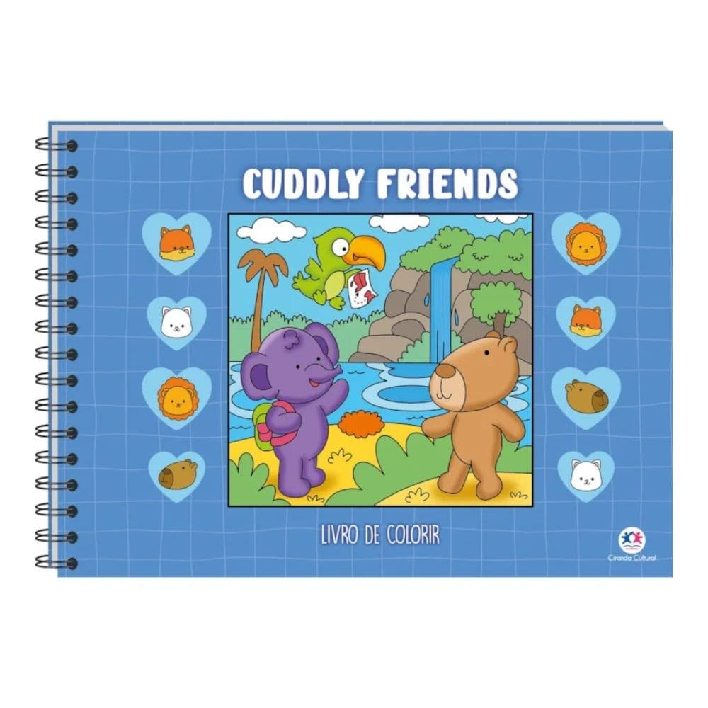Livro de Colorir Grande Cuddly Friends Ciranda Cultural