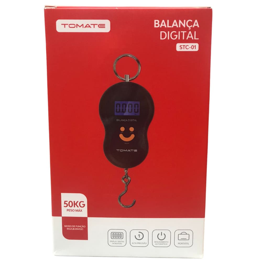 BALANÇA DIGITAL ATE 50KG STC-01 TOMATE