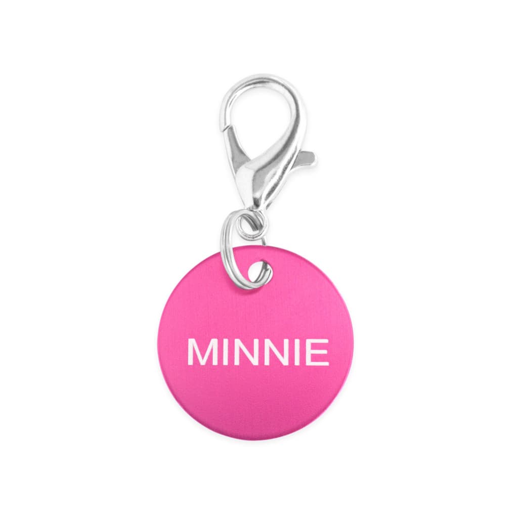 Plaquinha de Identificação Personalizada Pet Circulo- Tag com Nome e Telefone