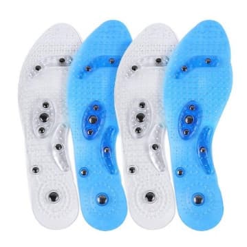 Palmilha Magnetica Pontos Acupuntura Ortopedica Ativa Circulação Alívio Dores Cansaço Pés