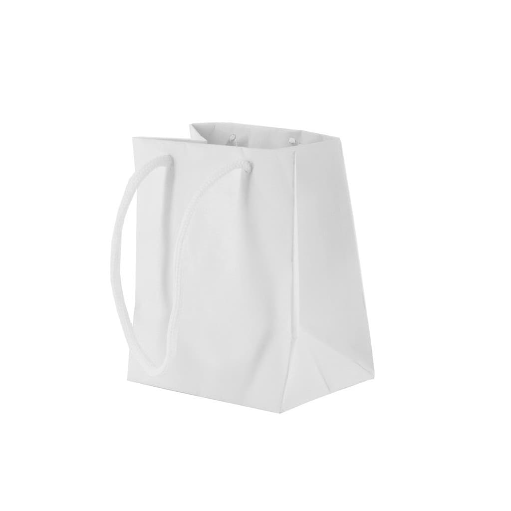 Sacola Branca PP 12x10x7 - 50 Unidades