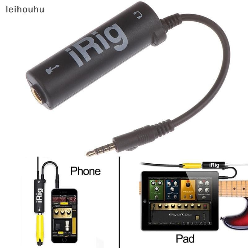 Substituição Do Conversor I-Rig De Interface De Guitarra De 1 Unidade Para Telefone