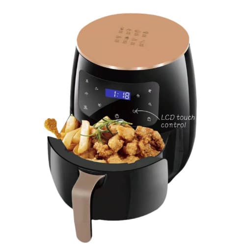 Fritadeira Sem Óleo Air Fryer  220V  4L 2400W  com Tela LCD e Controle Touch