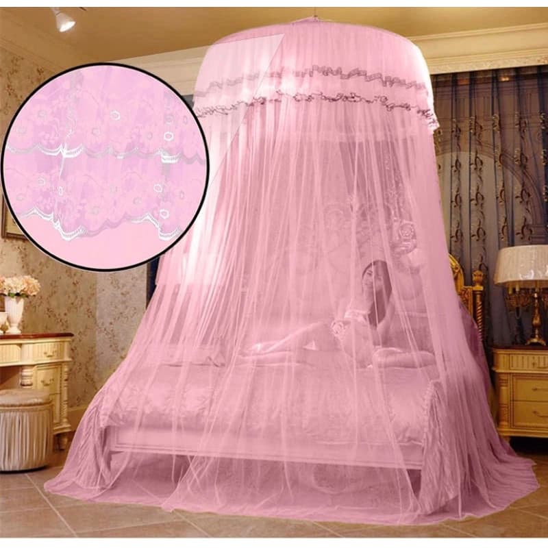 Mosquiteiro Teto Indiano C/Elastico Casal/Box/Queen (ENVIO NO MESMO DIA)