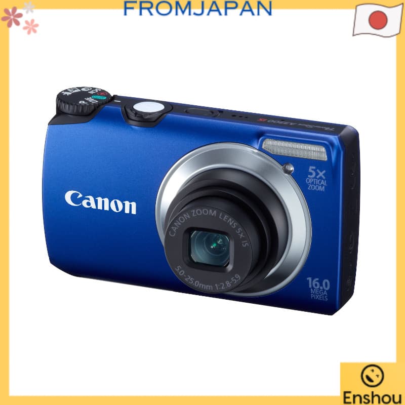 [USED][Do Japão]Canon câmera digital PSA3300IS azul PSA3300IS(BL) 16 megapixels zoom óptico 5x LCD 3.0 polegadas
