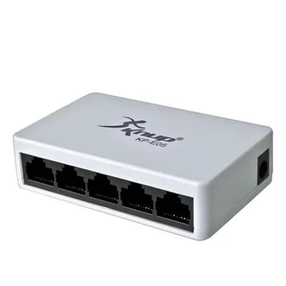 Switch 5 portas knup 10/100 KP-E05A