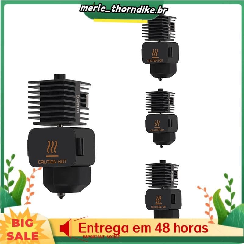 Kit Hotend Para Bambu Lab A1/A1 Mini Conjunto De Extremidade Quente De Velocidade Rápida Bico De Aço Endurecido Peças De