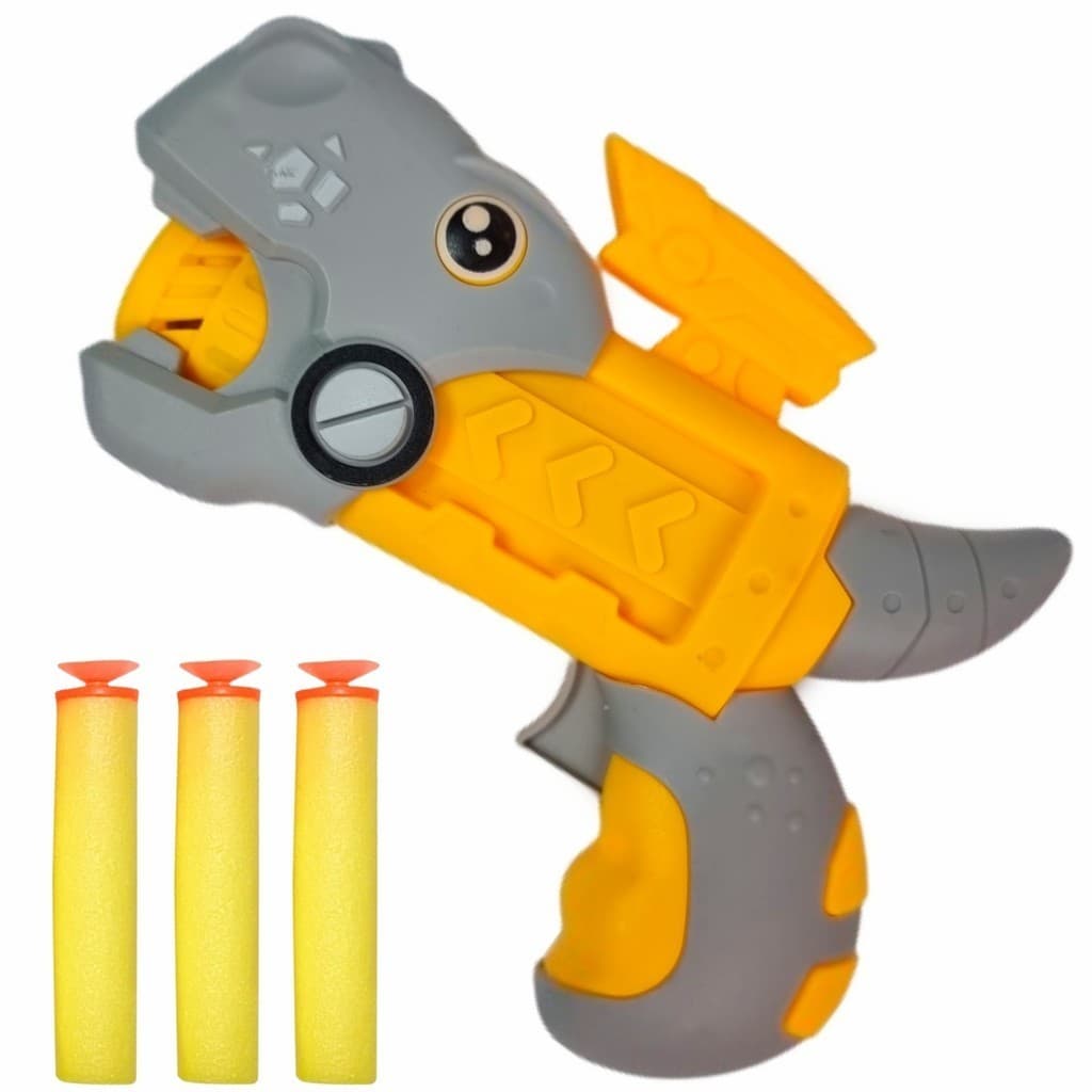Dinossauros Brinquedo Lança Dardos Dino Baby Com 3 Dardos