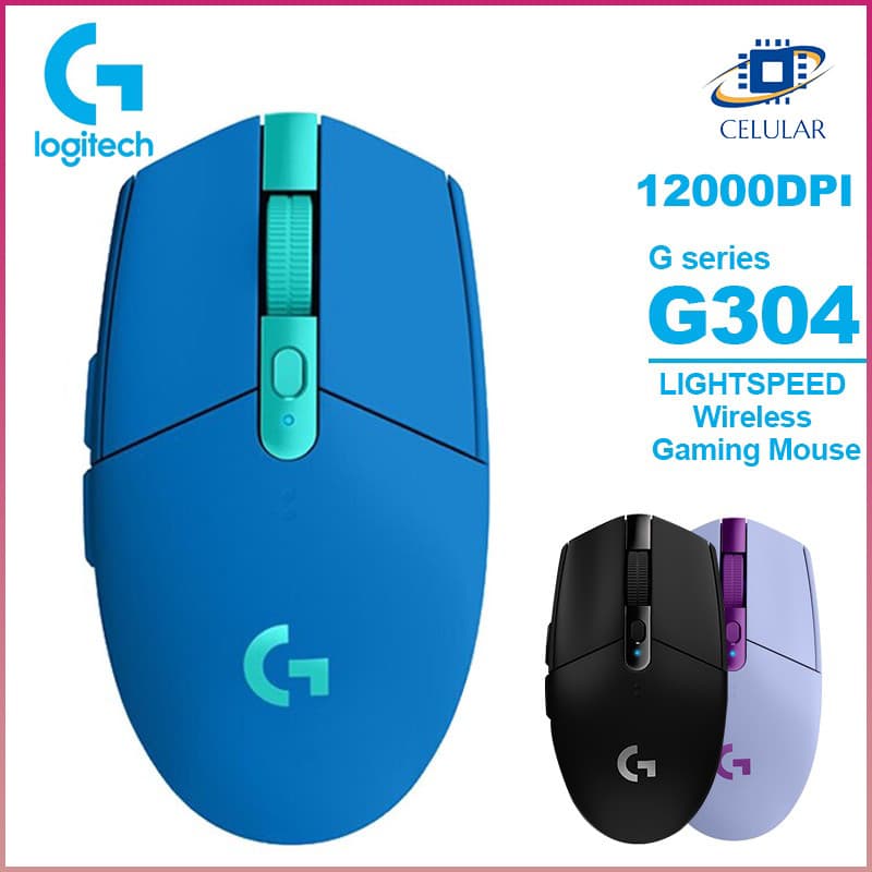 Rato Sem Fio Logitech G304 2000DPI Delay Jam design Ergonômico mouse Silencioso
