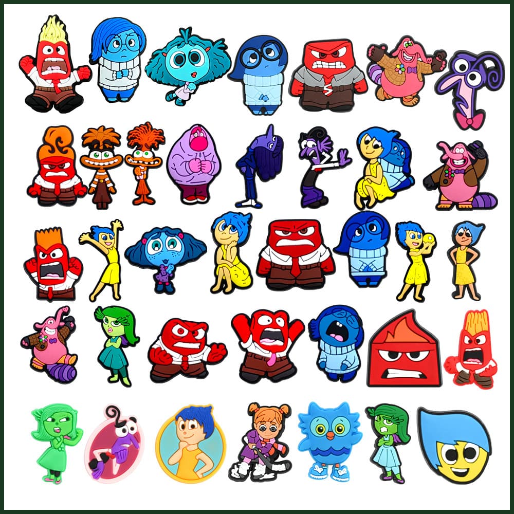 Para Sapato Encantos Dos Desenhos Animados Dentro Fora Decoração Estilo Presente Acessórios De PVC Com Botão