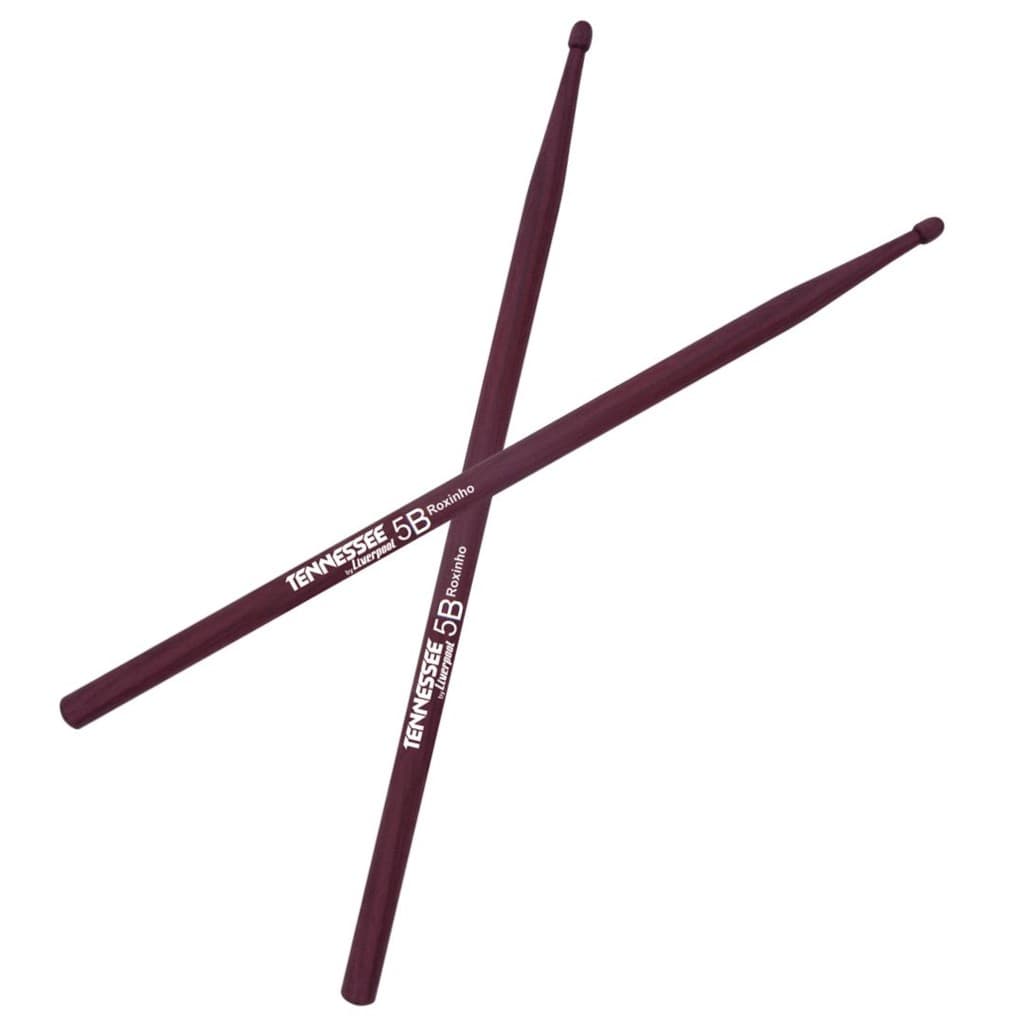 Par Baquetas Bateria 5B Liverpool Roxinho Tennessee Profissional TNROX 5BM