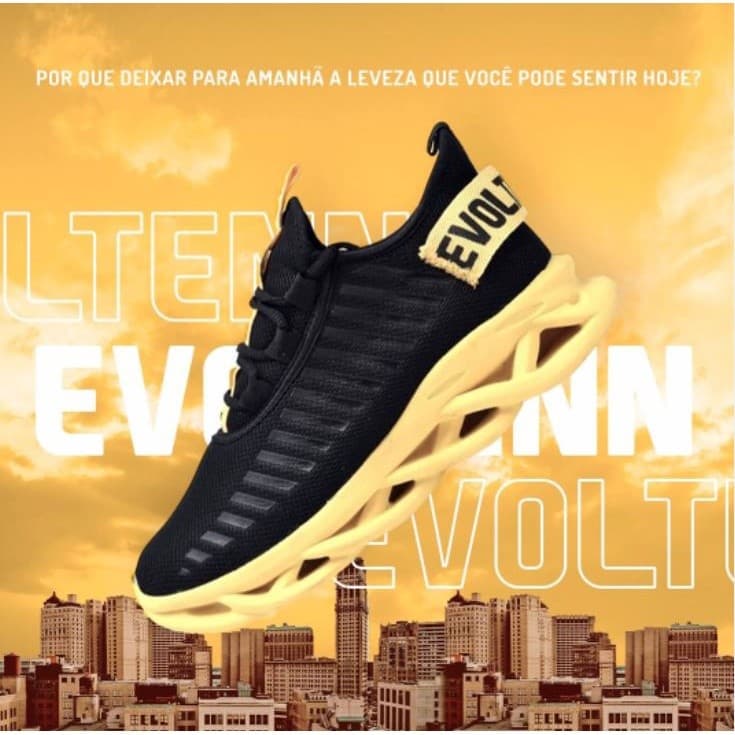 Tênis Unissex Confortável para Caminhada e Academia