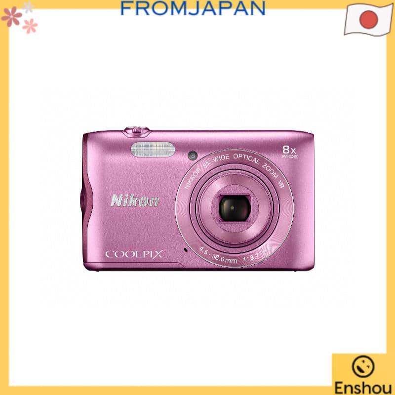 [USED]Do Japão [Usado] Câmera Digital Nikon COOLPIX A300 Zoom Óptico 8x 20.05 Megapixels Rosa A300PK