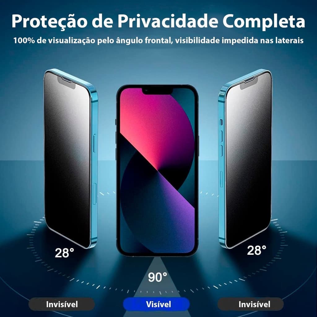 Película Fosca Privacidade Para iPhone XR a 17 - Não Quebra Flexível Cerâmica