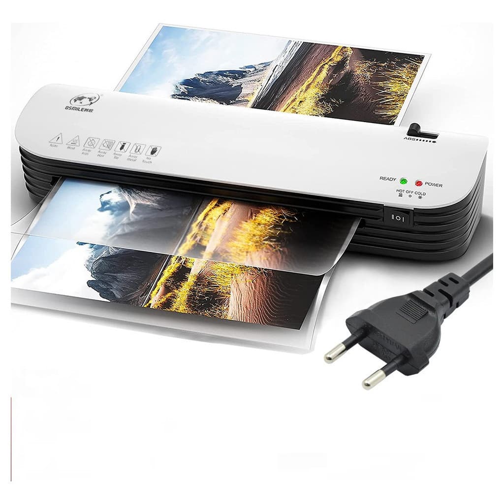 110V Máquina Laminação Fotos Documento Laminadora Plastificadora Para A4 A5 A6...