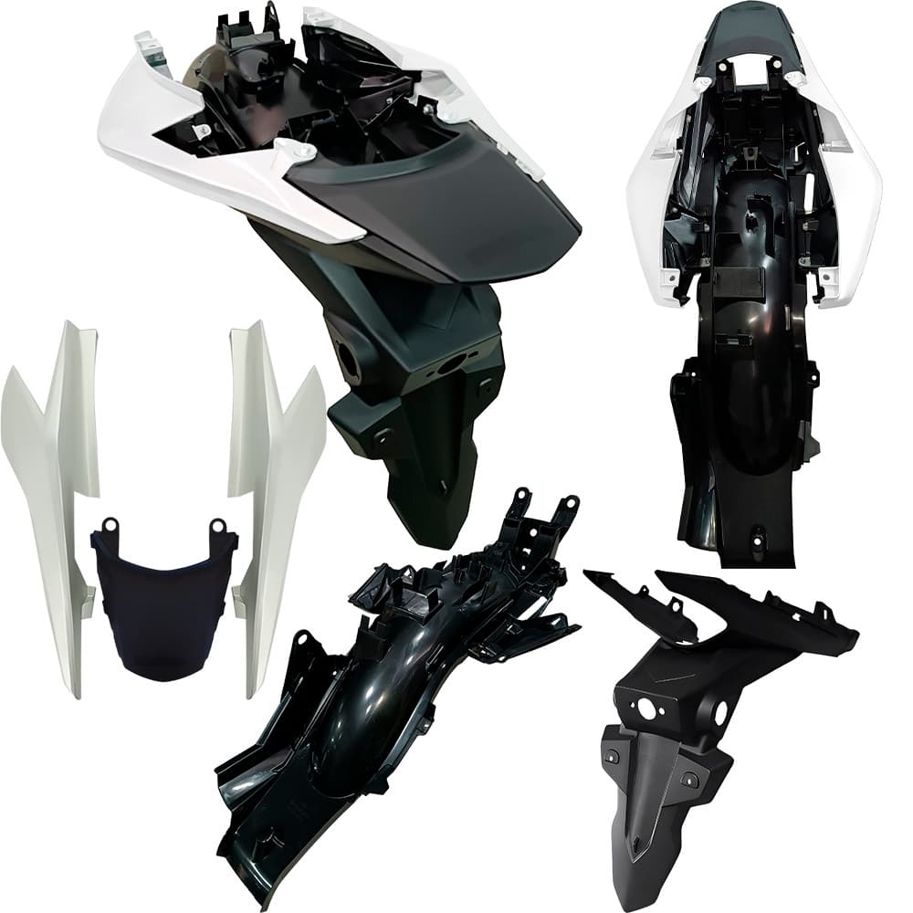 RABETA TRASEIRA COMPLETA TITAN 160 2016 A 2021 COM PARALAMA JUNÇÃO