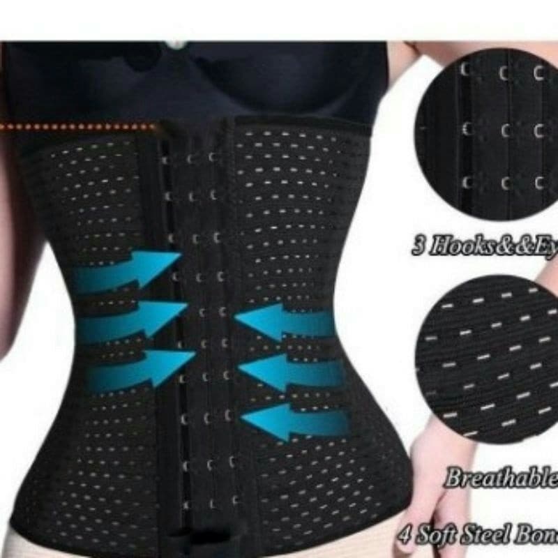 Cinta  Abdominal Feminina 4  BARBATANAS Emagrecer Rápido Ajustável modeladora afinar cintura