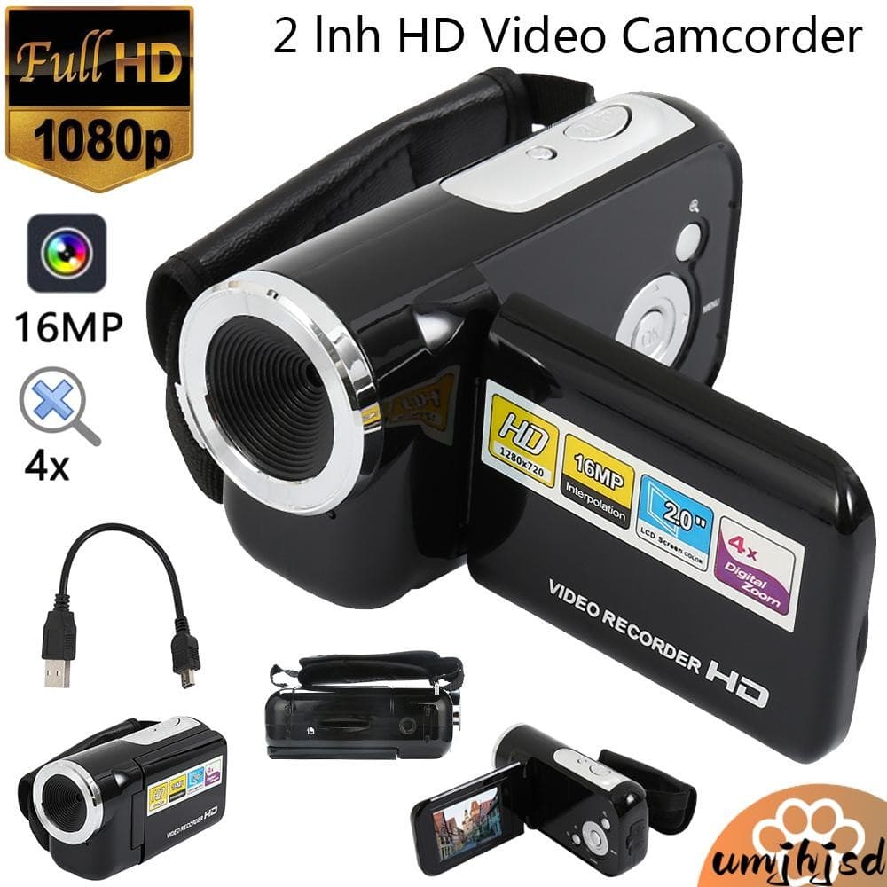 Câmera Digital DV HD 1080P De Vídeo Rotação De 270 Graus Filmadora Leve Com Função Anti-Choque SHOPSKC2079