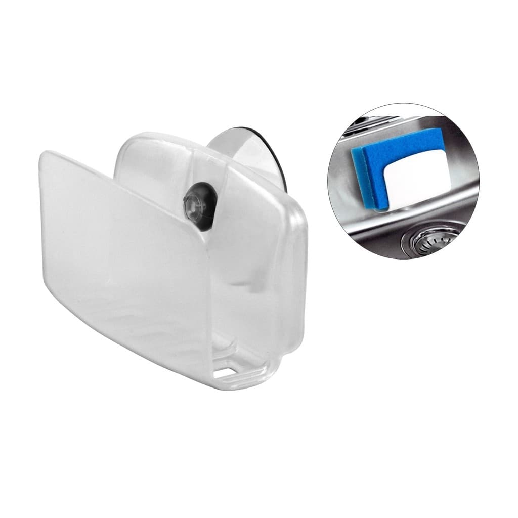 KIT 2 Suporte porta esponja de pia com ventosa para fixação organizador de pia cozinha