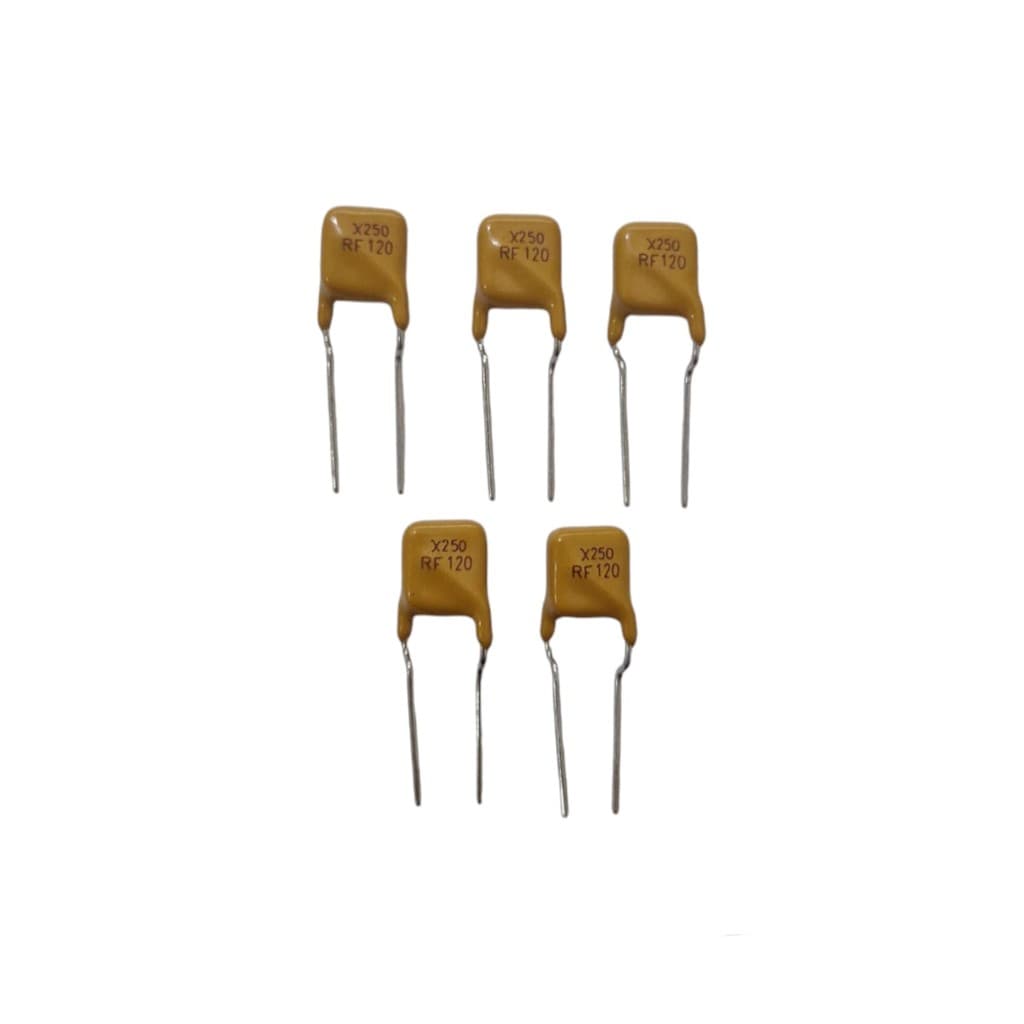 KIT 05 FUSÍVEL REARMAVEL 250V 0,12A POLYSWUITCH