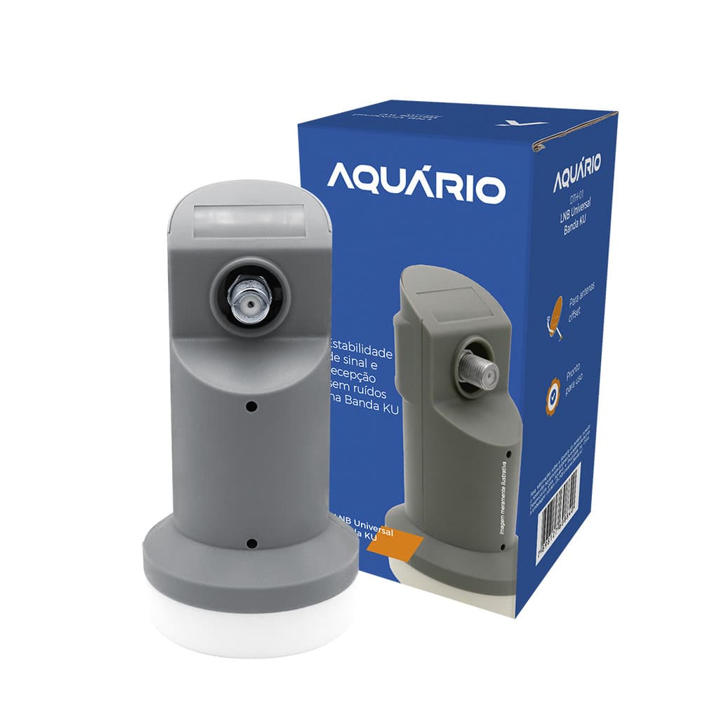 LNB Simples Universal Banda KU Aquário
