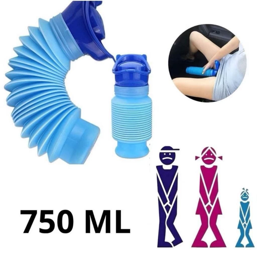 750ML Mulheres Homens Mictório Camping Viagens Banheiro Portátil