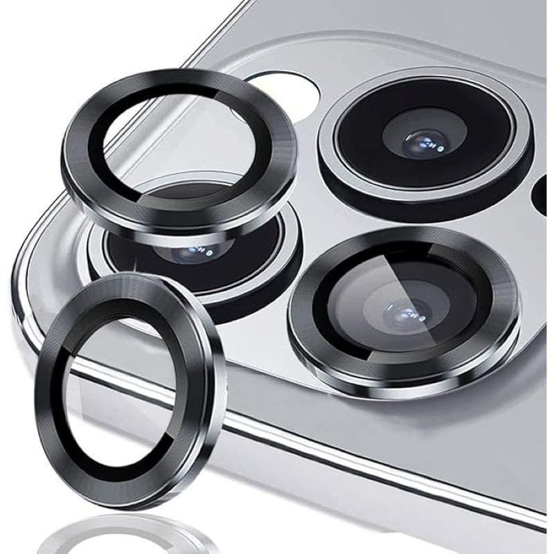 Kit Película Lente De Câmera Compatível Com iphone 11 12 13 14 15 16 Pro Max Liso