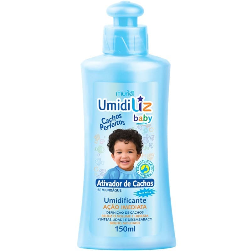 ATIVADOR DE CACHOS UMIDILIZ BABY MENINO 150ml - MURIEL