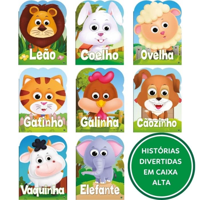 Coleção Olha Quem Sou com 8 Livros. Idade 3+