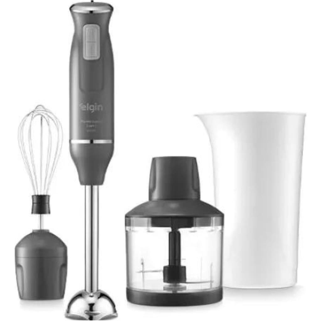 Mixer Power Inox Lunar 3 em 1 - Mistura, Tritura e Bate 600W Elgin - 110V